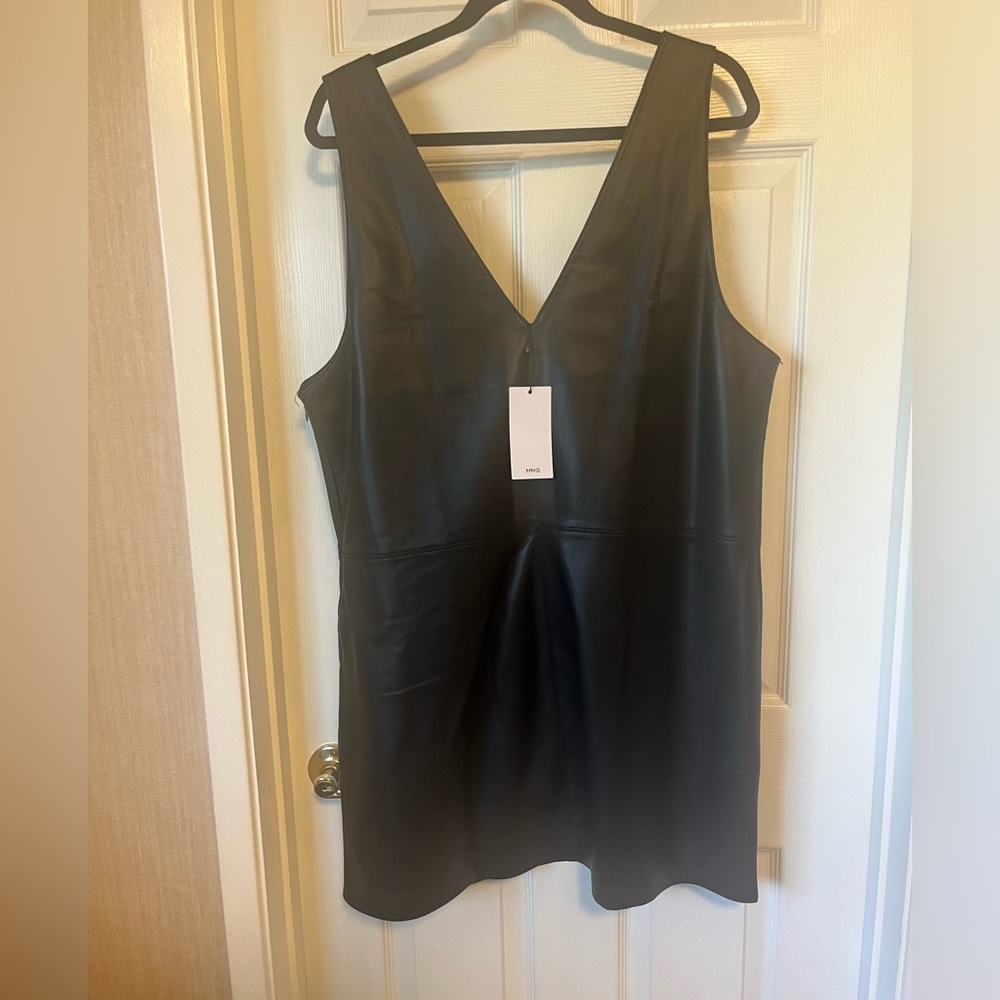 NWT Mango Black Sleeveless Mini Dress - Picture 4 of 4